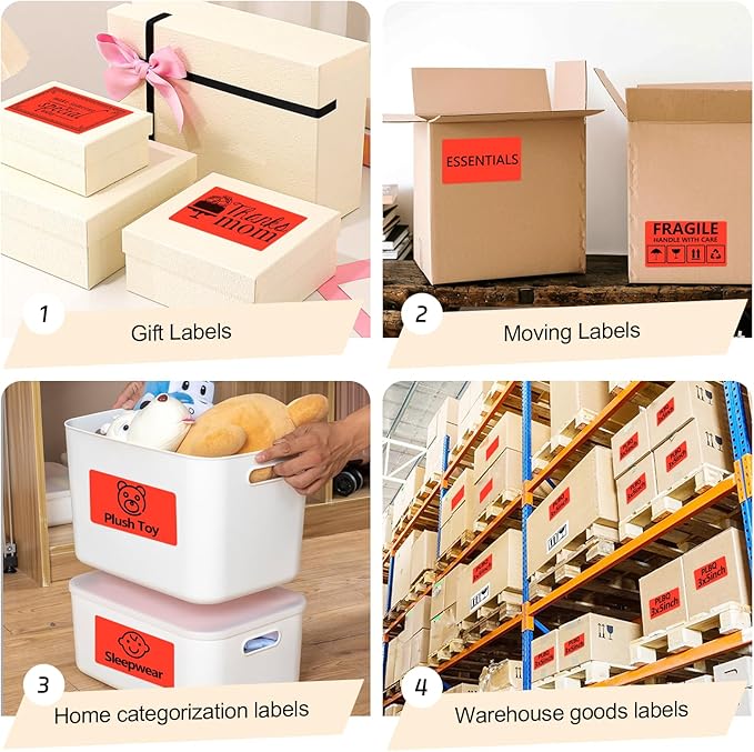 3x5 Inch Thermal Label Stickers, Moving Boxes, Address & Inventory Organization - Image 6