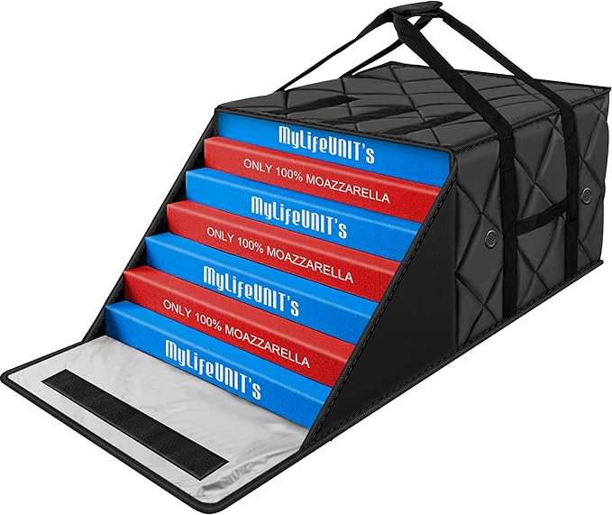 MyLifeUNIT Pizza Bag for Delivery, Thermal Insulated Pizza and Food Delivery Bag by MyLifeUNIT