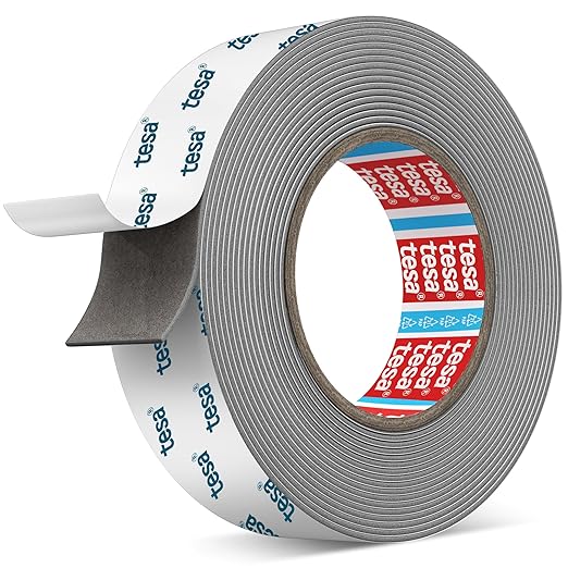 Tesa Double Sided Tape Heavy Duty 0.78in x 18ft 6703, Adhesive Mounting Tape by EMITEVER