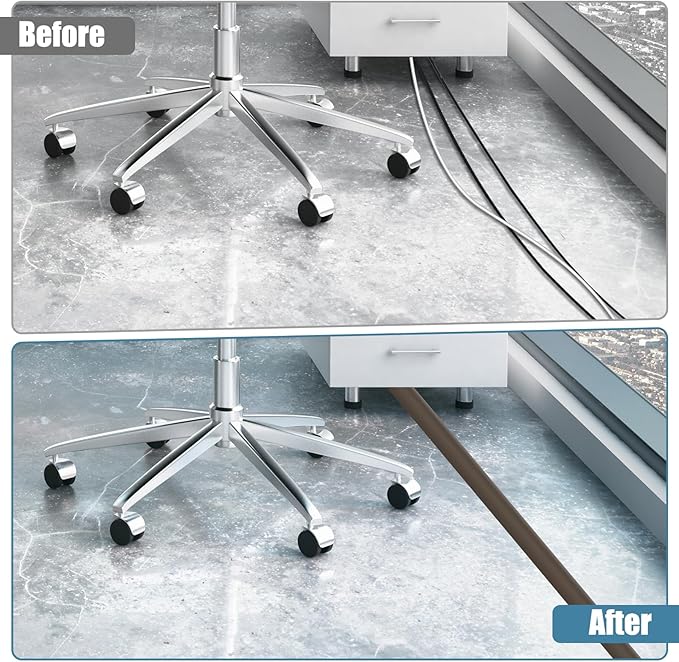 Floor Cord Covers for Wires 10FT Cable Hider Wire Cover Self Adhesive Cord - Image 4