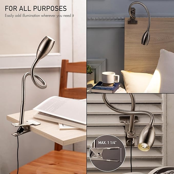 O'Bright Lumos - Versatile Clip-on Lamp: Zoomable Spotlight, Dimmable LED - Image 2