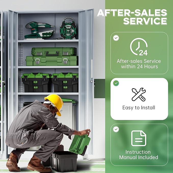 INTERGREAT Metal Storage Cabinet - Image 5