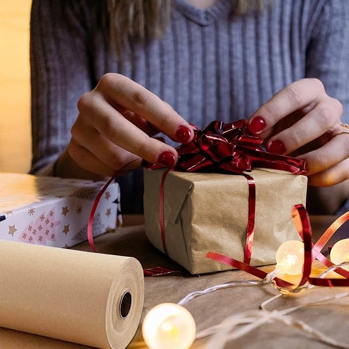 Brown Kraft Paper Roll 12" x 100ft - Image 5