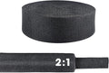 1" - 18 feet Braided Cable Management Sleeve 2 in 1 Heat Shrink Fabric Tube by Sunnarepoon