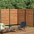 Modern Shade 5' x 3' Wood Privacy Fence Screen Natural Cedar Wood, Outdoor by MODERNSHADE