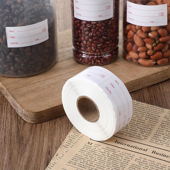 Dissolvable Labels, 1Rolls 500 Pieces 1 x 2 Inch Dissolvable Stickers Labels - Image 3