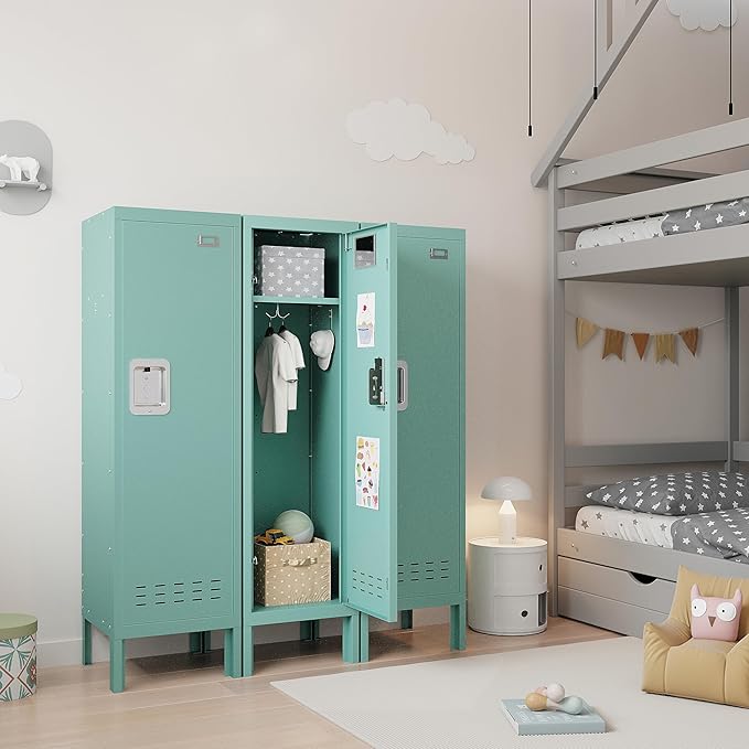 Metal Kids Locker, Metal Cabinet Storage Lockers, Lockable - Image 7
