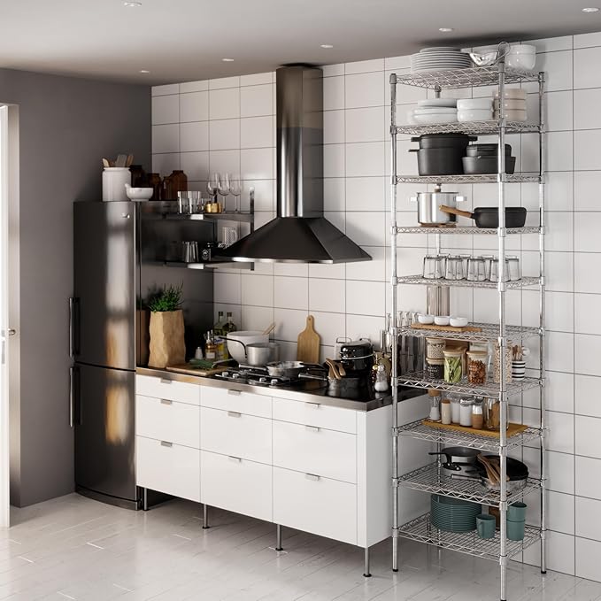 18" Deep x 24" Wide x 96" Height Wire Shelving Kit | 10-Tier | NSF Commercial - Image 6