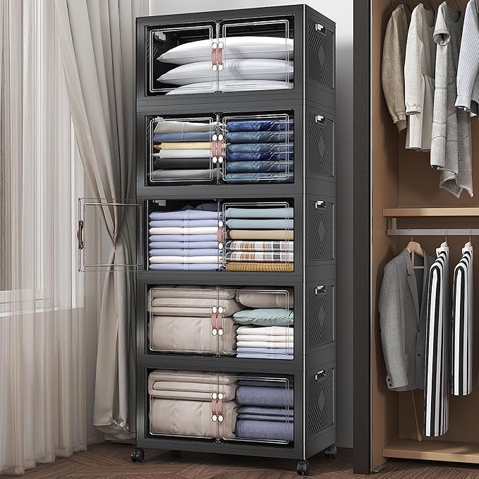 600Qt Stackable Storage Bins by VNVTO