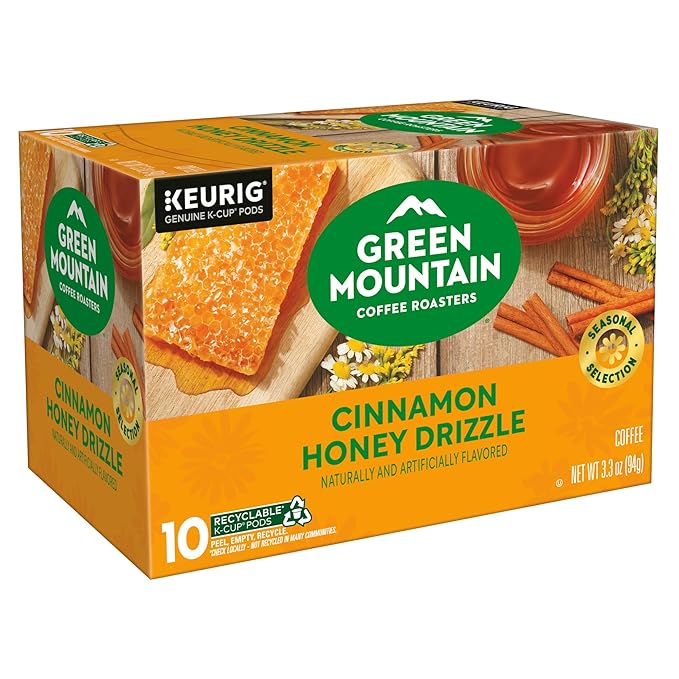 Green Mountain Coffee Roasters Cinnamon Honey Drizzle, Single-Serve Keurig - Image 18