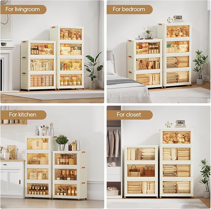 JEKO&JEKO 324 Qt Collapsible Storage Cabinets - Image 5