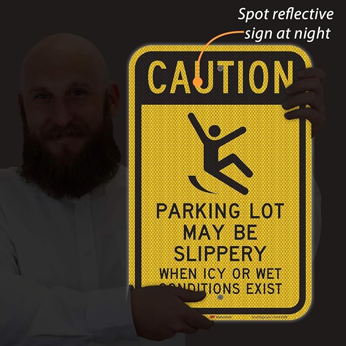 SmartSign 18 x 12 inch “Caution - Image 5