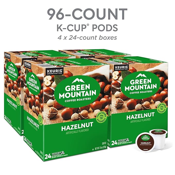 Green Mountain Coffee Roasters Hazelnut Coffee, Keurig Single-Serve K-Cup pods - Image 3