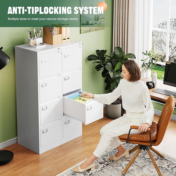 Letaya 4 Drawer File Cabinet - Image 7