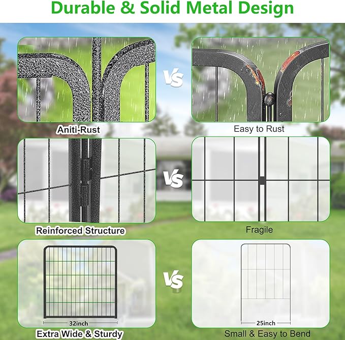 Decorative Metal Garden Fence - Image 4