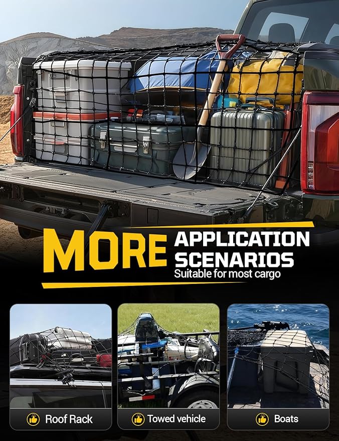 Cargo Net for Pickup Truck Bed - Image 6