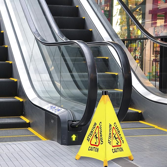 8 Pcs Pop up Wet Floor Sign - Image 5