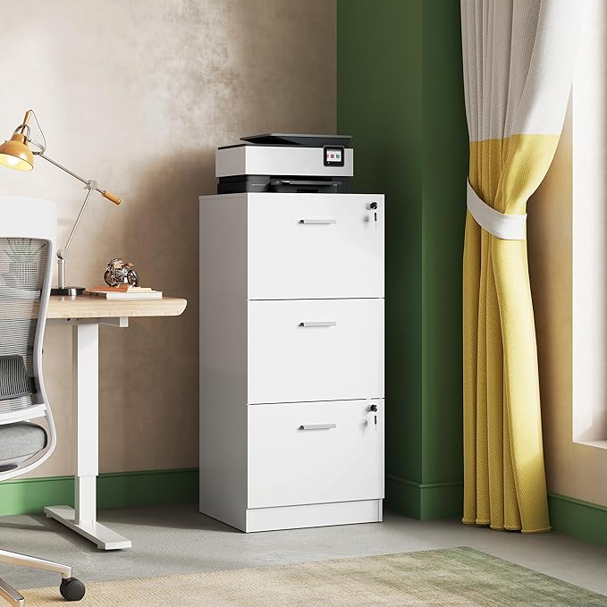 DEVAISE 3 Drawer File Cabinet - Image 2