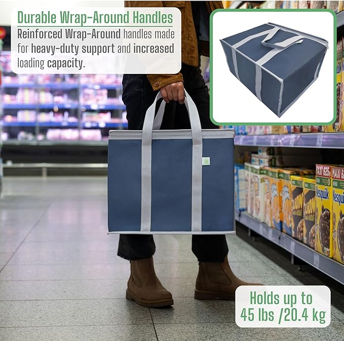 VENO 2 Pack Cooler Bag and Insulated Grocery Bags - Image 5