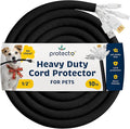 PROTECTO Heavy Duty Dog & Cat Cord Protector 10ft Long Sleeve, Easy-to-Use 1/2 by protecto