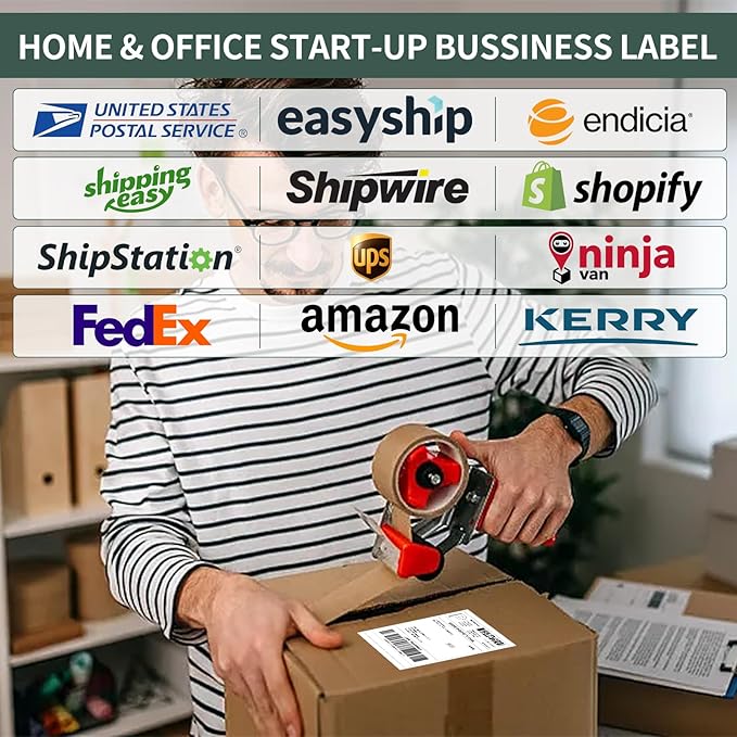 4"x6" Shipping Label 4 Rolls, 4-x-6-inch Thermal Label Paper, Compatible - Image 7