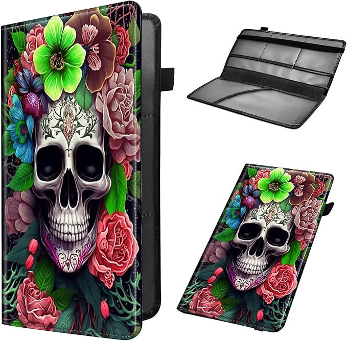 Car Registration and Insurance Holder, Leather Car Glove Box Organizer by Unknown