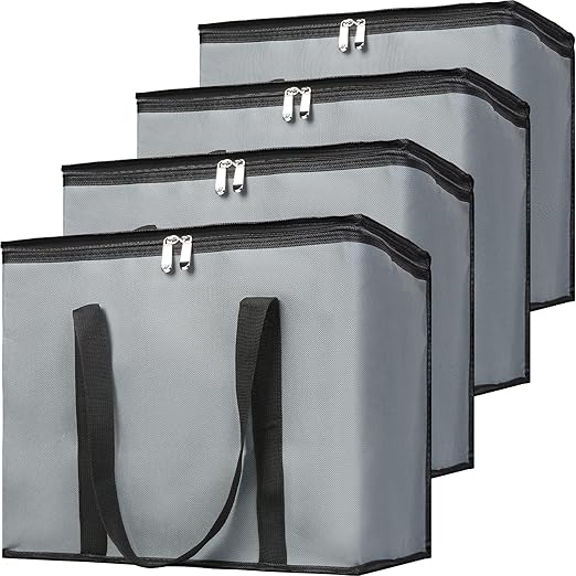 Bodaon 4-Pack Soft Cooler Bag Insulated, X-Large Collapsible Grocery Shopping by Bodaon