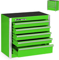 P.I.T. Mini Green Tool Box, Portable 5-Drawer Micro Roll Cab Steel Tool Box by PIT
