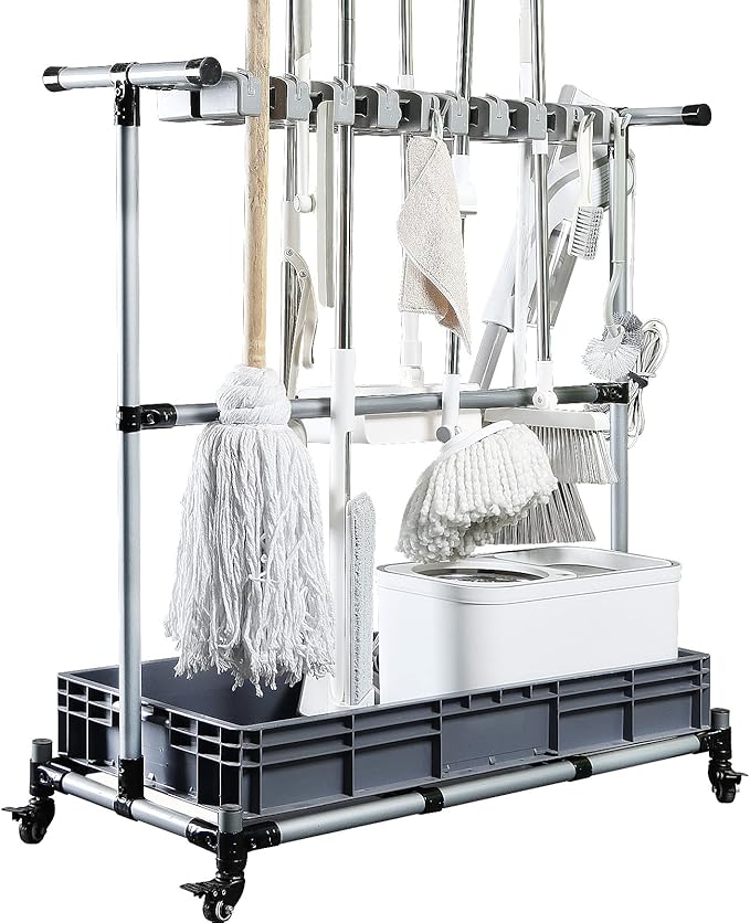 Generic Multifunctional Cleaning Cart and Tool Organizer by Unknown