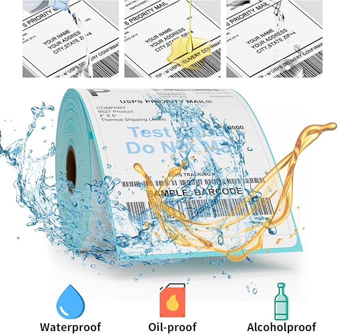 9527 Product 4" x 6" Direct Thermal Shipping Labels - Image 5