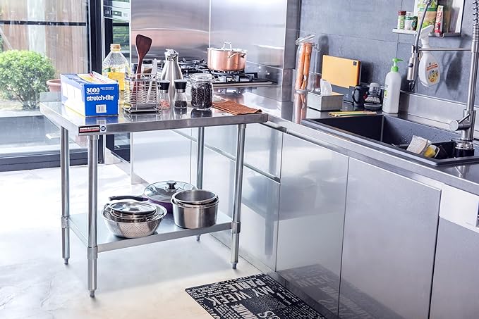 DuraSteel NSF Commercial Kitchen Table - Image 7