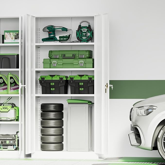 INTERGREAT Metal Storage Cabinet, Locking Tool Cabinets - Image 9