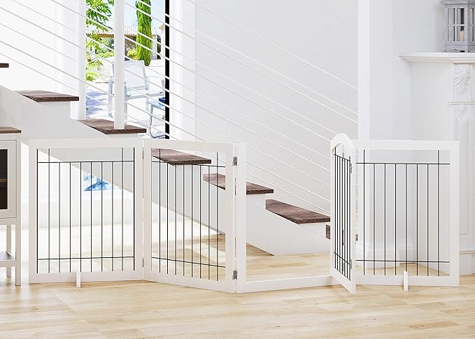 SPIRICH 96-inch Extra Wide 30-inches Tall Dog Gate by SpirichLLC