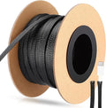 Pangda 75 Feet 1/4 Inch Wire Loom Pet Expandable Braided Sleeving Braided Sleeve by Pangda
