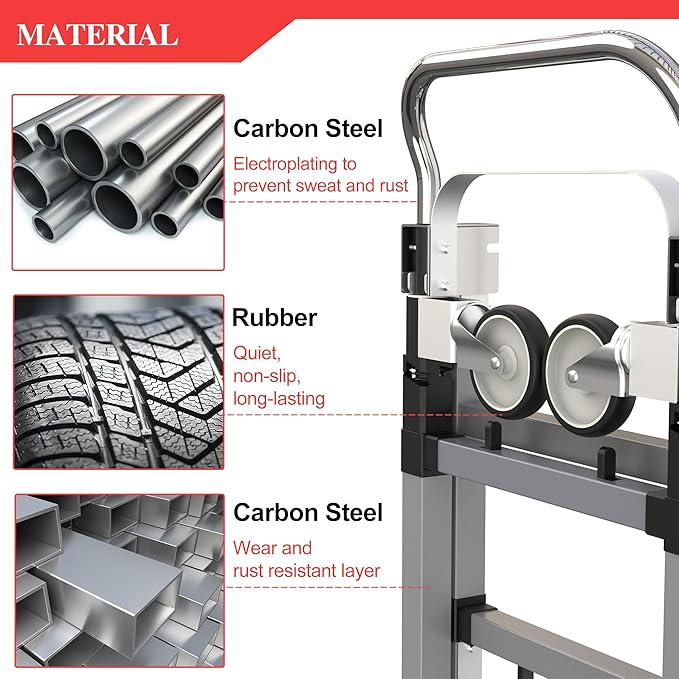 3 in 1 Convertible Hand Truck Dolly Cart - Image 7