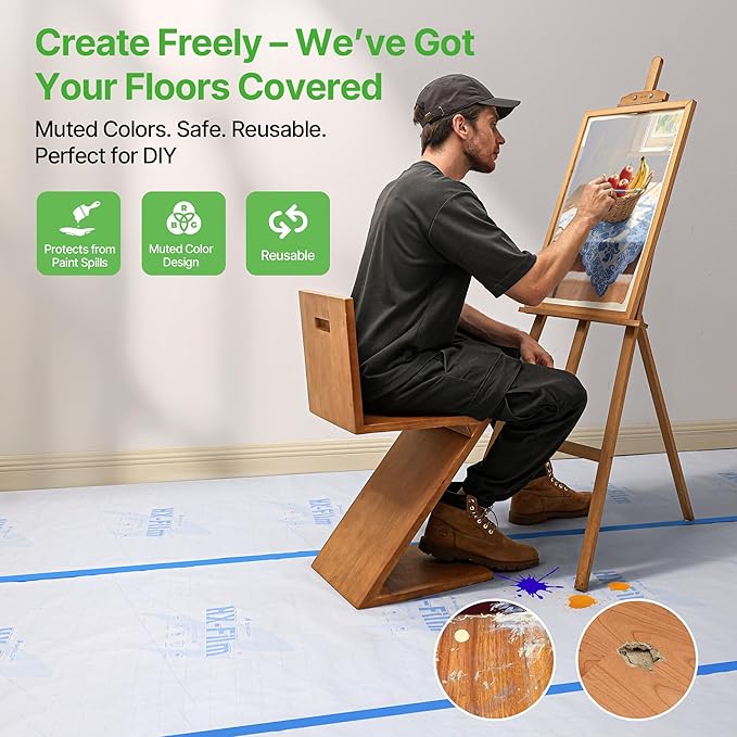 39"x100' Heavy-Duty Floor Protection | Construction Grade Carpet Protector | - Image 7
