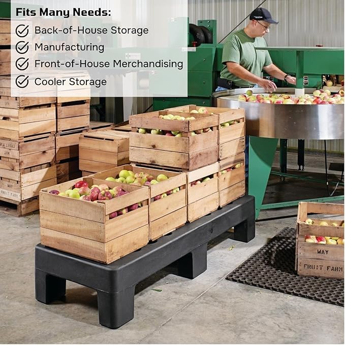 PolyMight Heavy-Duty Plastic Poly Dunnage Rack - Image 3