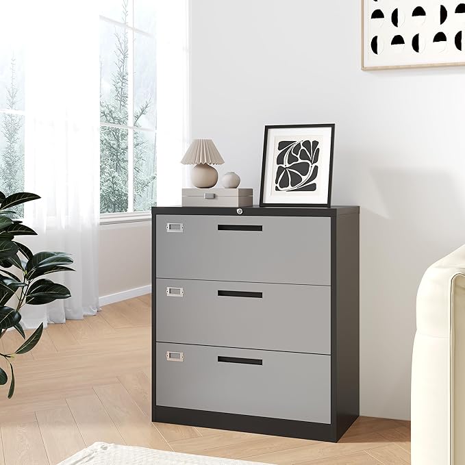 3 Drawer Lateral File Cabinet - Image 8