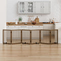 Dog Gate for Stairs, Foldable Dog Gate for Indoor Doorways House, Freestanding by MinoKesper