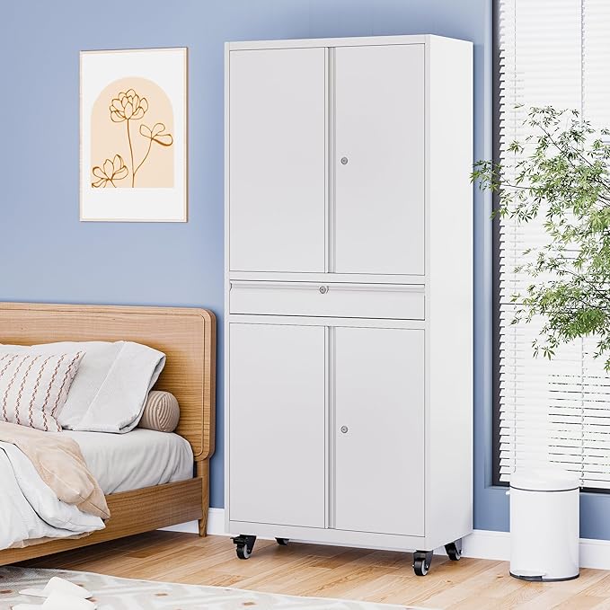 73" Metal Garage Storage Cabinet - Image 8