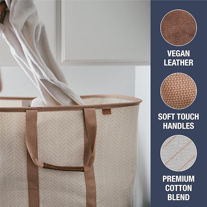 CleverMade Collapsible Laundry Tote - Image 4