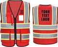 A-SAFETY Mesh High Vis Vest Lightweight Reflective Construction Vest by A-SAFETY