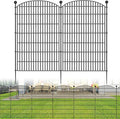 No Dig Decorative Garden Fence 8 Panels, 48 in x 20.8 ft, Dog Fence Outdoor by Bilibompa