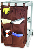 – Sturdy Metal & Polyester Housekeeping Cart Organizer, Storage by WholesaleHotelProducts