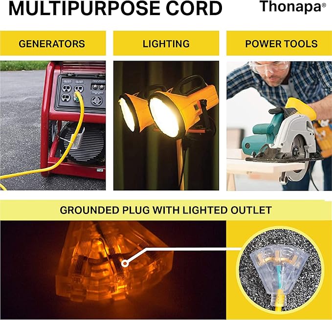 10 Gauge Outdoor Extension Cord 75 ft - Image 5
