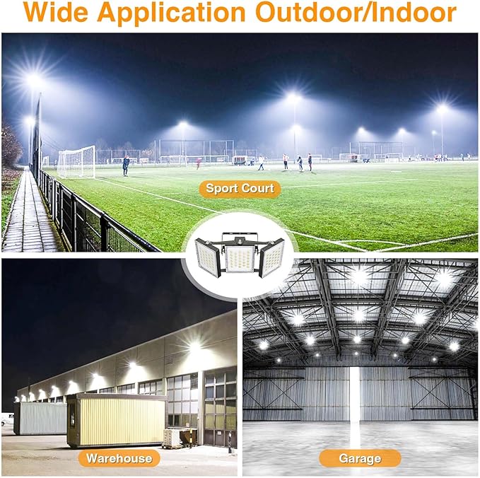 2025 Elite New Upgraded LED Flood Light Outdoor 150W 25500lm Stadium Flood - Image 5