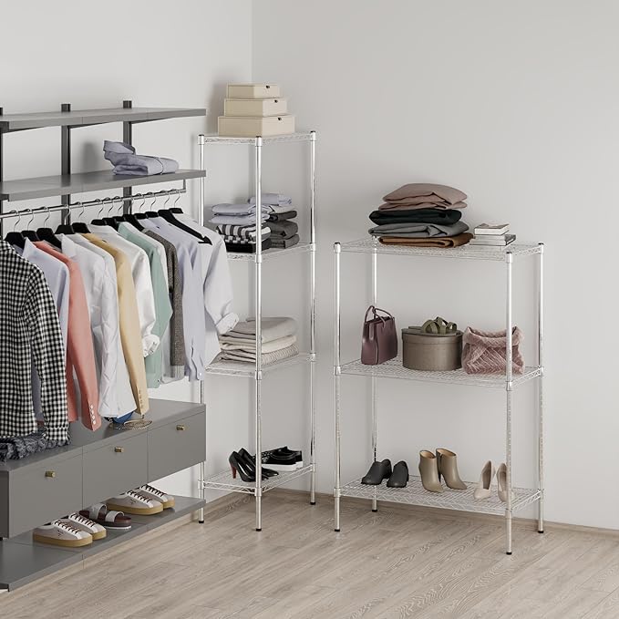 18" Deep x 36" Wide x 54" Height Wire Shelving Kit | 3-Tier | NSF Commercial - Image 6