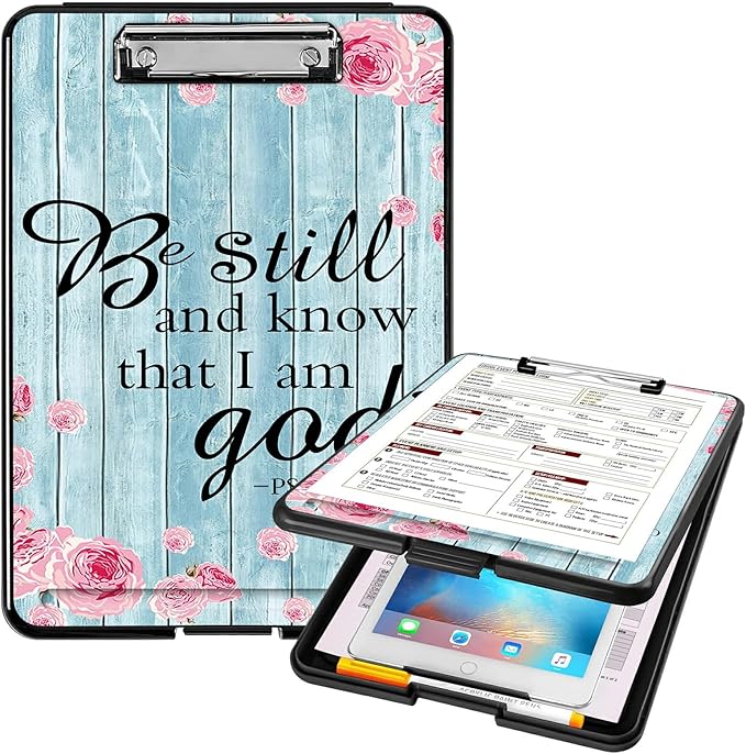 A4 Clipboards, Heavy Duty Waterproof Nursing Plastic Folder Clipboard by Unknown