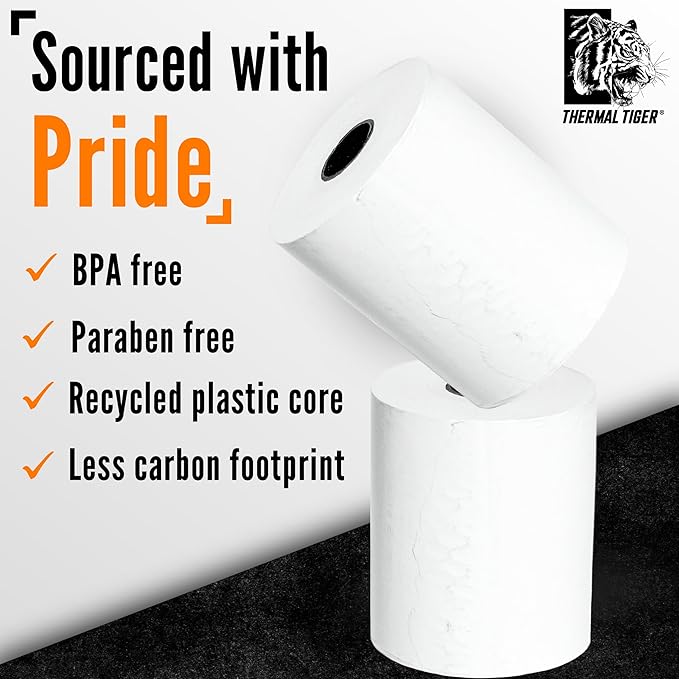 2 1/4 X 200 Thermal Paper Rolls – BPA-Free Rolls - Image 6