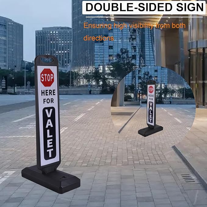 OrangeStar 2-Pack Valet Parking Signs - Image 2